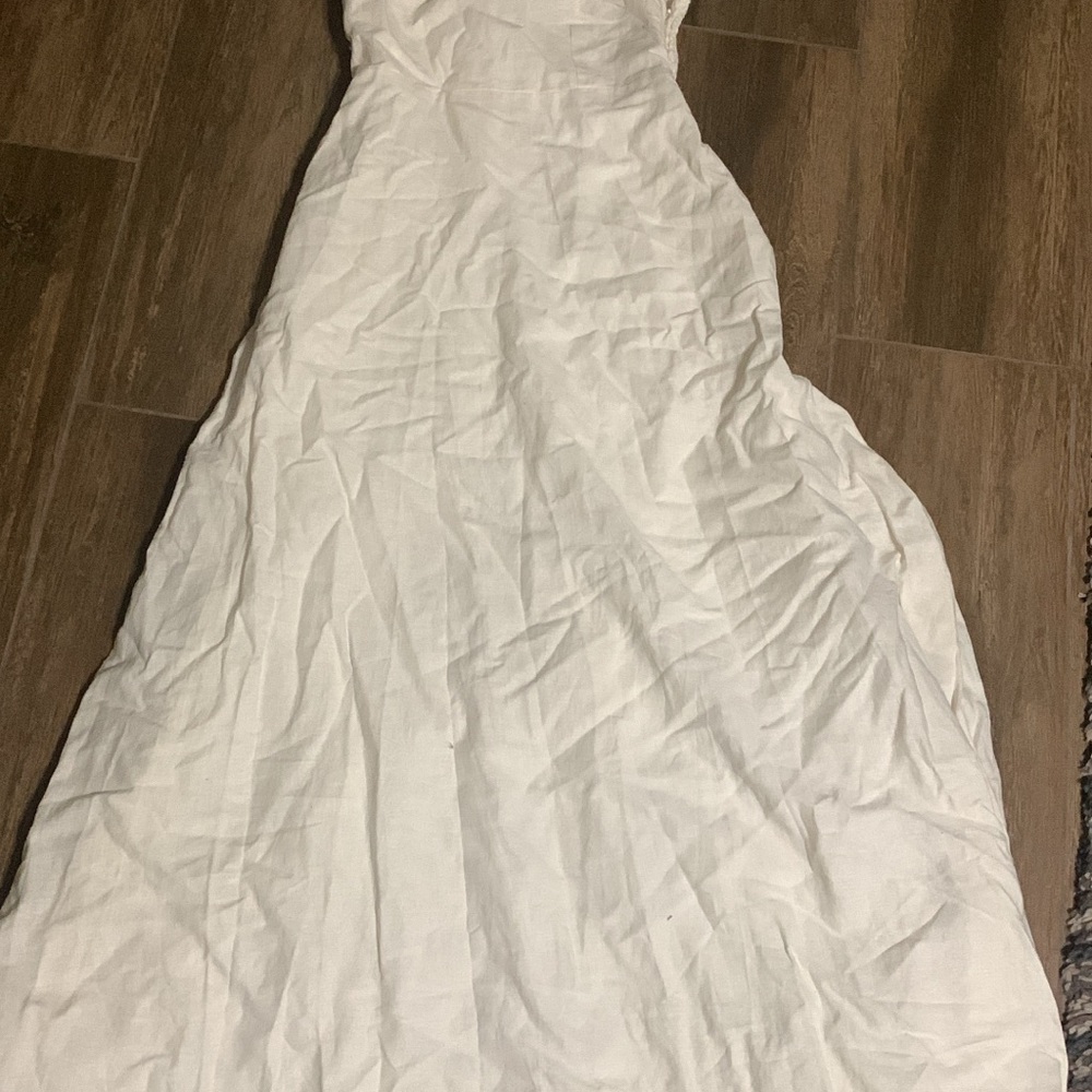 FARM Rio Cream A-Line One-Shoulder Dress - Picture 4 of 4